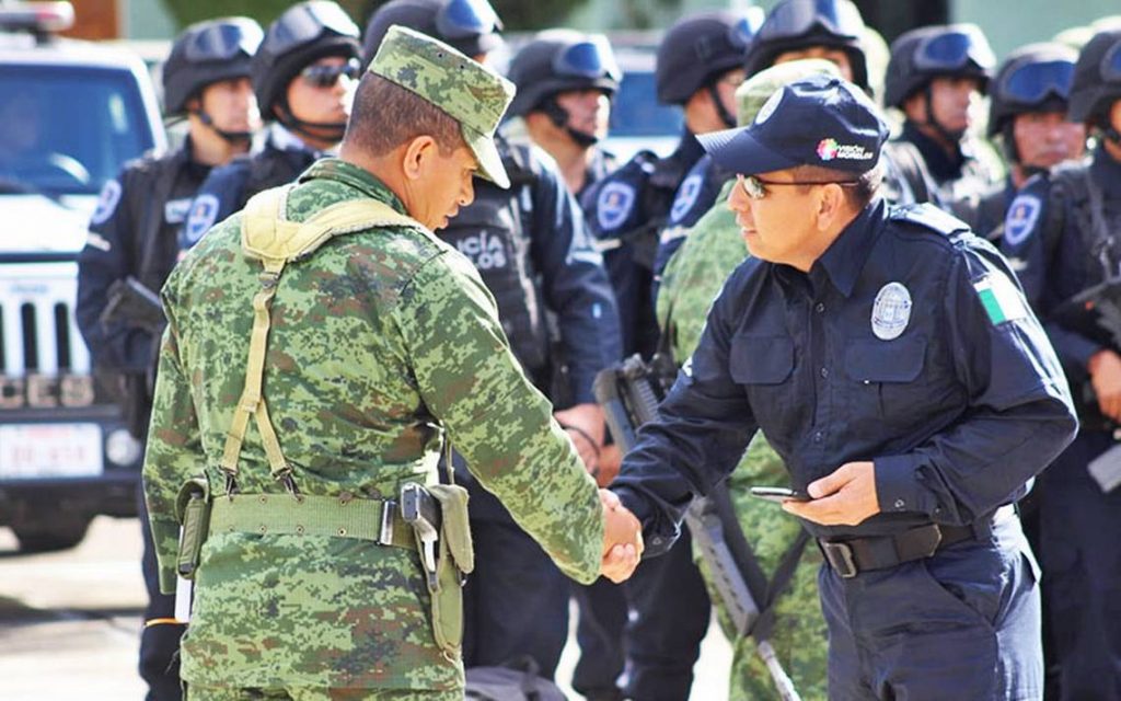 Militares en varios estados colaborando con policía