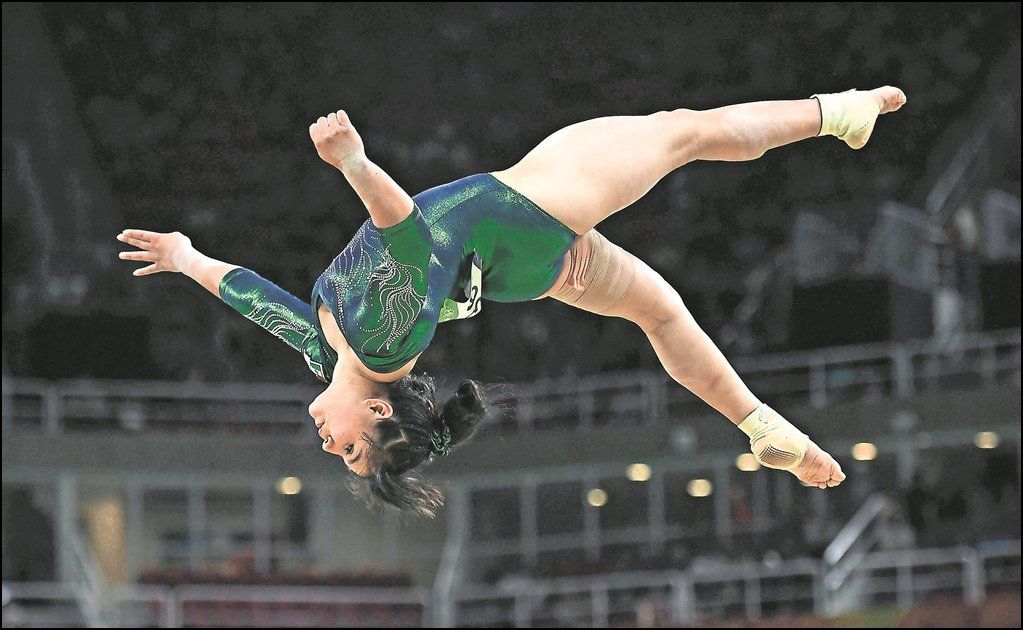 Alexa Moreno Copa del Mundo de Gimnasia Artística salto de caballo gimnasia